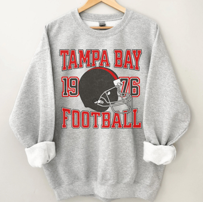 Vintage Graphic Football Team, Tampa Bay Football T-Shirt, Tampa Bay Tee, Tampa Bay Football Sweater, Gift for Tampa Bay Fan