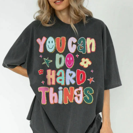 You Can Do Hard Things Teacher T-Shirt, School Counselor Tee, Special Education Teacher Shirt, SPED Teacher T-Shirt Gift, Gift for Women for Men